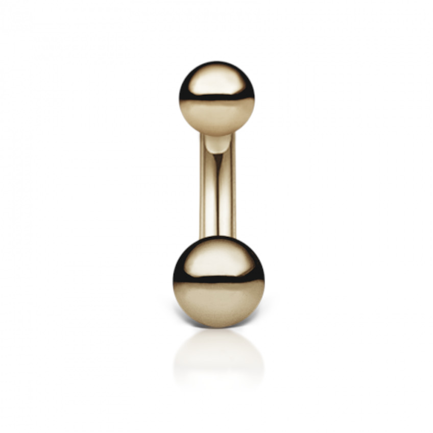 Gold Ball Barbell