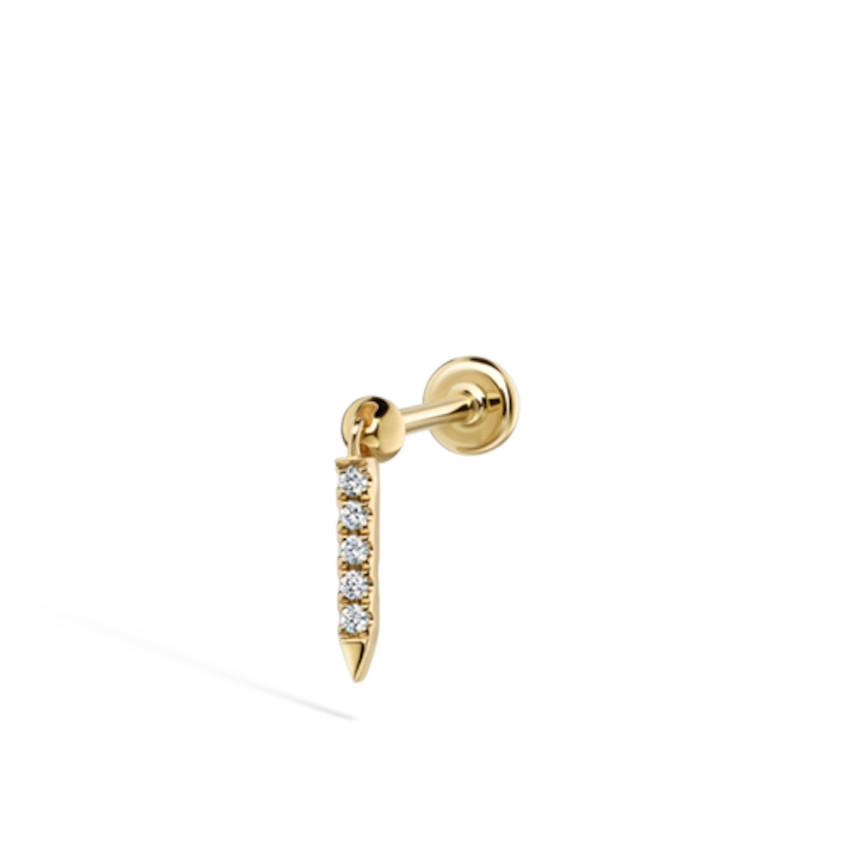 Diamond Eternity Bar Earring