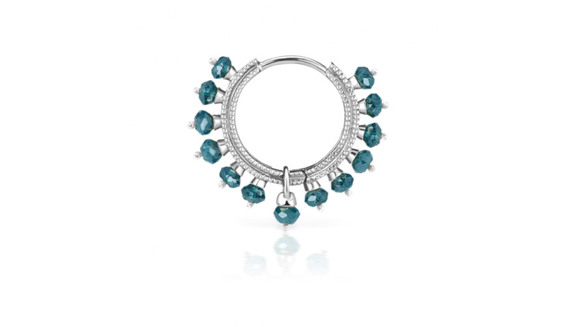 Coronet Hoop Earring