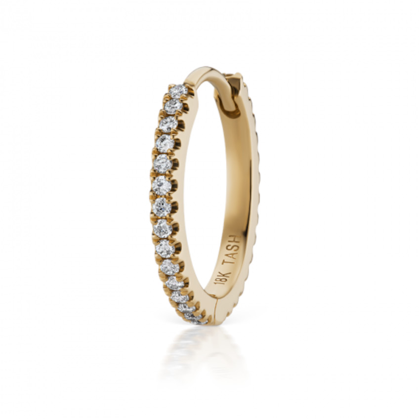 Diamond Eternity Hoop Earring