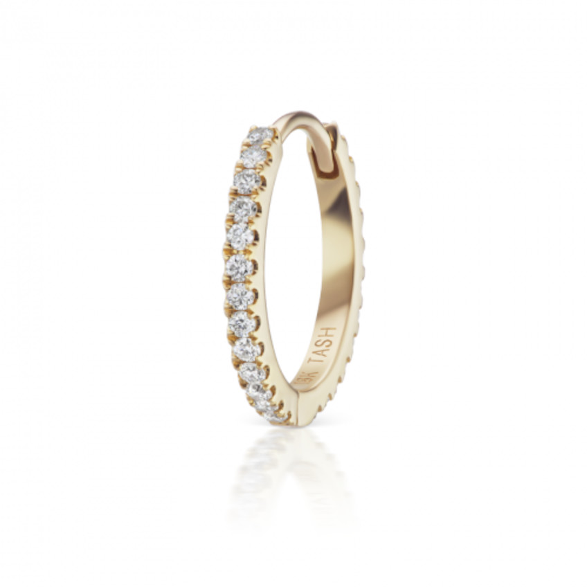 Diamond Eternity Hoop Earring