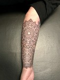 Ein immer beliebtes Motiv für den Körper, hier ein schönes Mandala Tattoo nach einem Entwurf von Thomas Heider. Die heilige Mitte um die sich alles dreht. Ich berate Euch gerne.