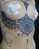 Mandala Underboobtattoo