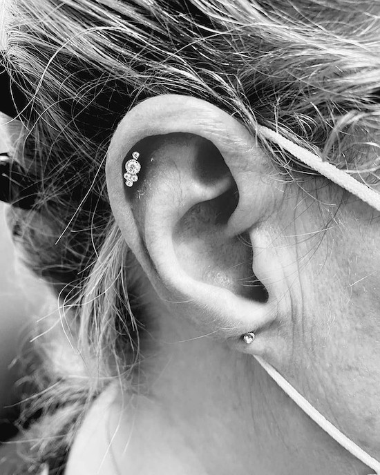 News: Helix Piercing von unserer Isabel