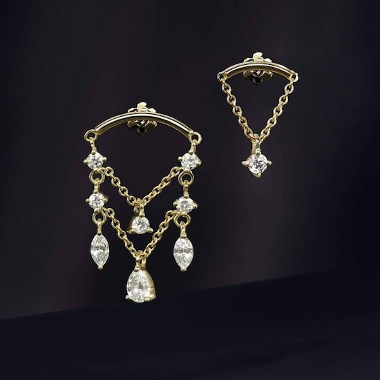 News: Die neuen Diamond Drapes und Chandelier von Maria Tash für einen noch nie dagewesenen Piercing Look!