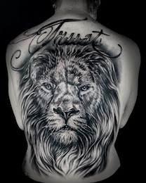 Du magst Löwen Tattoos?