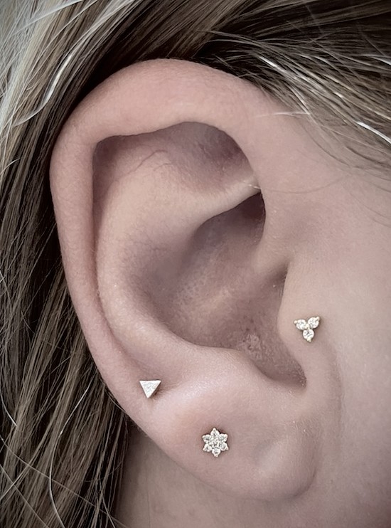 News: Tragus, Lobe und upper Lobe Piercings