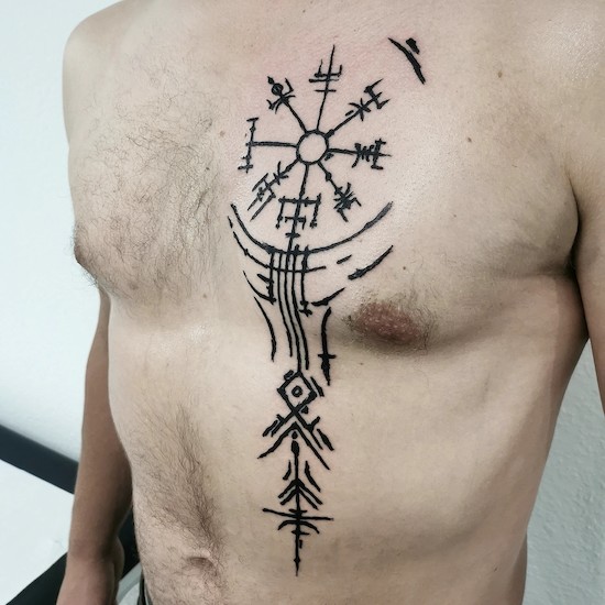 Runen Tattoo von Stefan
