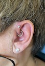 Forward Helix & Daith Piercing